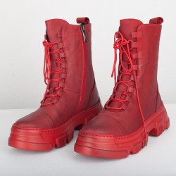 Lofina red boots with...
