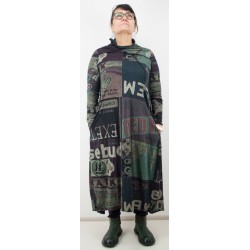 Dress with original print